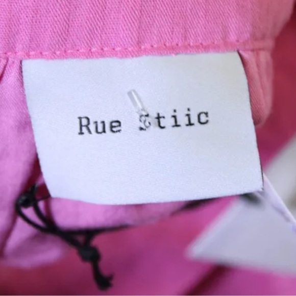 NEW RUE STIIC Sierra Backless Halter Maxi Dress Bright Pink XS - Picture 11 of 12